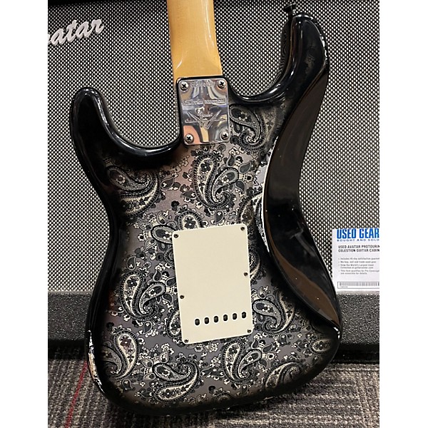 Used Fender Used Fender CUSTOM SHOP LTD 68 RELIC Black Paisley Solid Body Electric Guitar