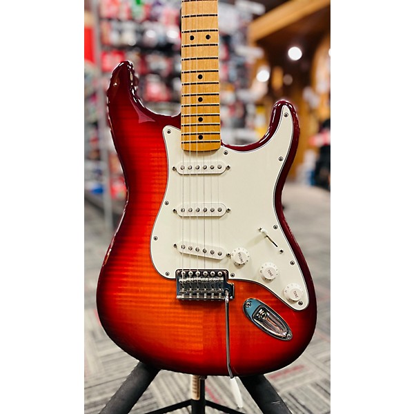 Used Fender 2018 Standard Stratocaster Plus Top Solid Body Electric