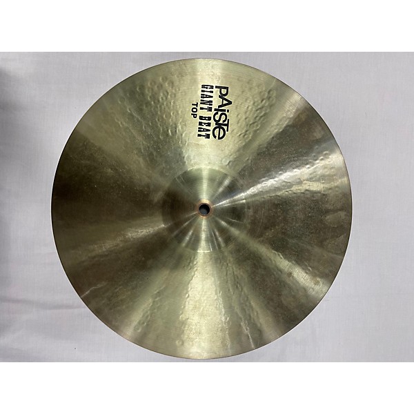 Used Paiste 15in Giant Beat Hi Hat Pair Cymbal