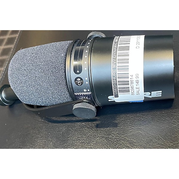 Used Shure MV7K USB Microphone