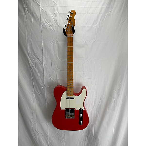 Used Used Fender 1950S Telecaster Fiesta Red Solid Body Electric Guitar