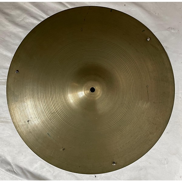 Used Zildjian 18in Transition Stamp Crash Ride With Rivets Cymbal