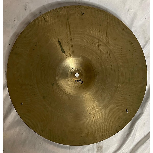 Used Zildjian 18in Transition Stamp Crash Ride With Rivets Cymbal