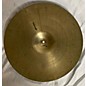 Used Zildjian 18in Transition Stamp Crash Ride With Rivets Cymbal