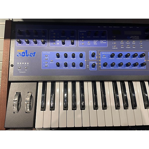 Used Used Dave Smith Poly Evolver PE 61-Key 4-Voice Polyphonic Synthesizer Synthesizer