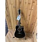 Used Esteban BLACK AND SILVER Acoustic Electric Guitar thumbnail