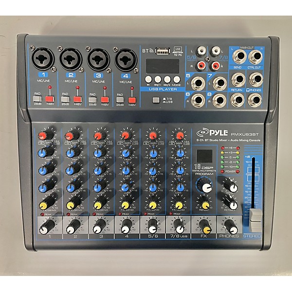 Used Pyle PMXU83BT Unpowered Mixer