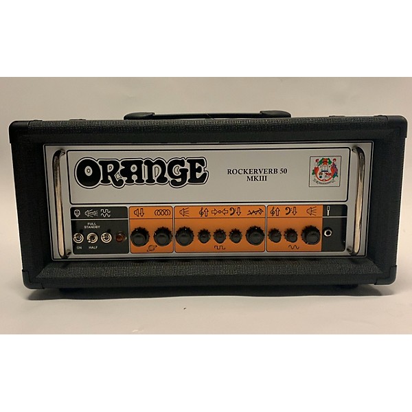 Used Orange Amplifiers Rockerverb RK50HBK MKII 50W Tube Guitar Amp Head