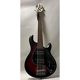 Used Sterling by Music Man Used Sterling By Music Man Ray5 5 String Ruby Red Burst Satin Electric Bass Guitar