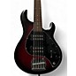 Used Sterling By Music Man Ray5 5 String Ruby Red Burst Satin Electric Bass Guitar