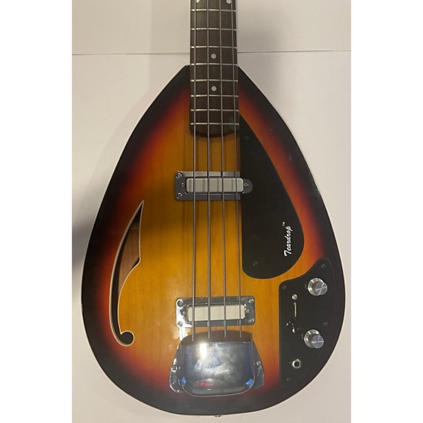 Used Used Phantom Guitarworks Teardrop Sunburst Electric Bass Guitar