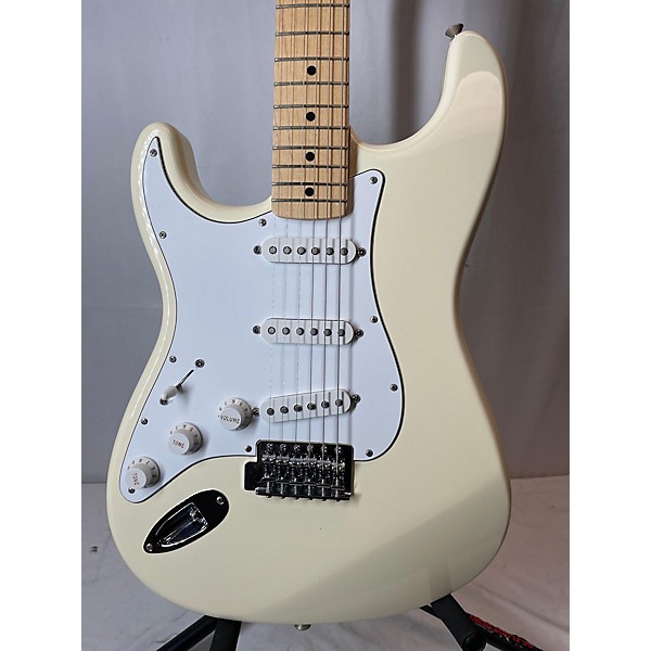 Used Fender Standard Stratocaster Left Handed Electric Guitar