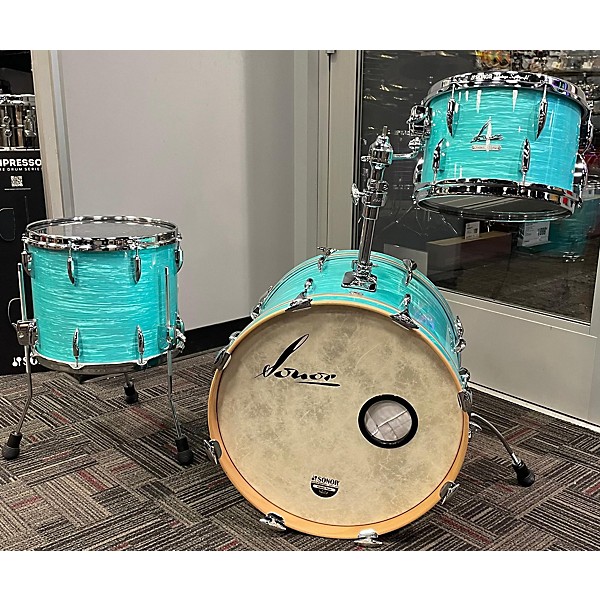 Used SONOR VINTAGE SERIES Drum Kit CALIFORNIA BLUE | Guitar Center