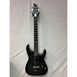 Used Schecter Guitar Research Used Schecter Guitar Research C1 Platinum Trans Black Solid Body Electric Guitar