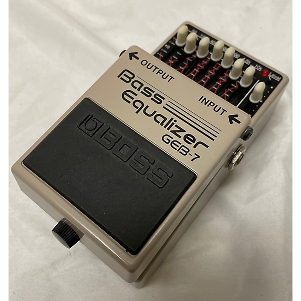 Used BOSS GEB7 7 Band Bass Equalizer Bass Effect Pedal