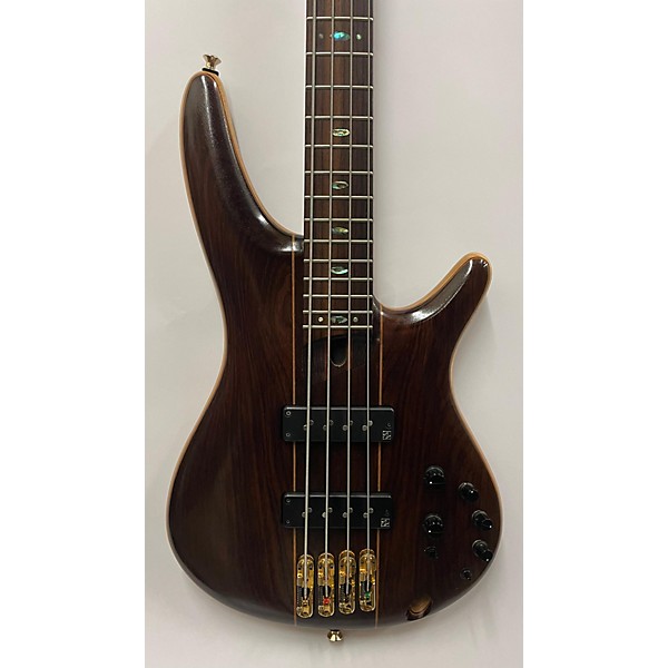 Used Ibanez Used Ibanez Premium SR1900 Natural Electric Bass Guitar