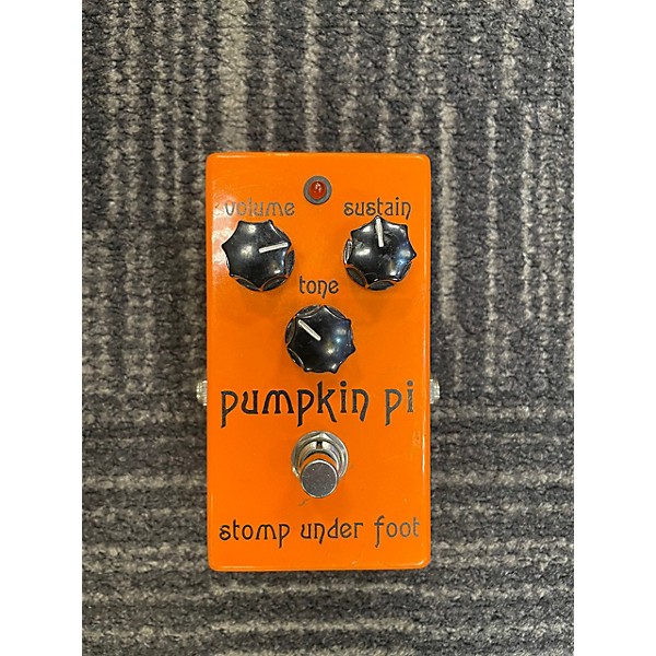 Used Stomp Under Foot PUMPKIN PI Effect Pedal
