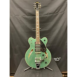 Used Gretsch Guitars Used Gretsch Guitars G2627t Georgia Green Hollow Body Electric Guitar