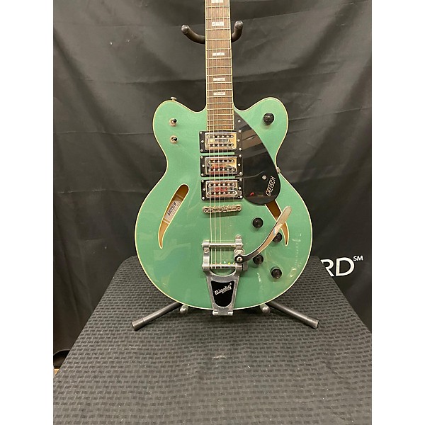 Used Gretsch Guitars Used Gretsch Guitars G2627t Georgia Green Hollow Body Electric Guitar