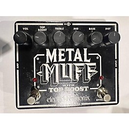 Used Electro-Harmonix Metal Muff Distortion With Top Boost Effect Pedal