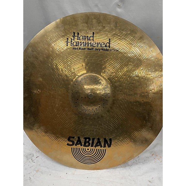 Used SABIAN Used SABIAN 21in HH Raw Bell Dry Ride Brilliant Cymbal