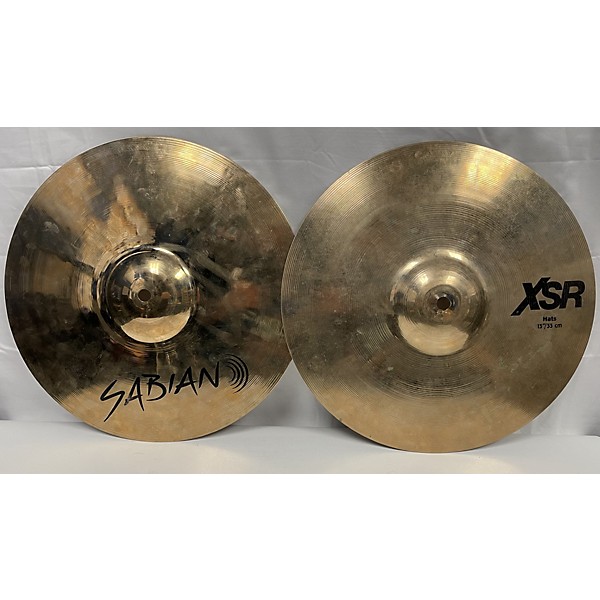 Used SABIAN 13in XSR Hi-Hat Pair Cymbal