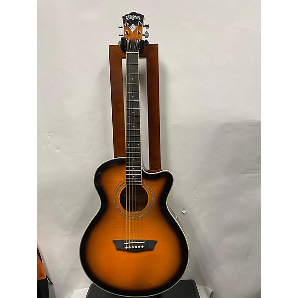 Used Washburn EA15ATB-A Acoustic Electric Guitar