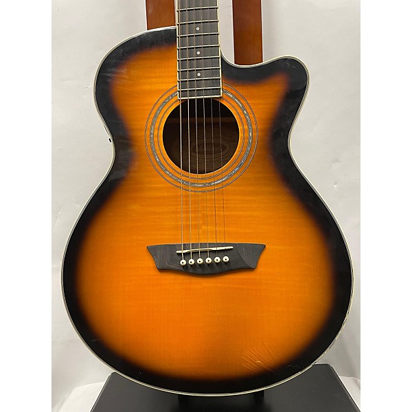 Used Washburn EA15ATB-A Acoustic Electric Guitar