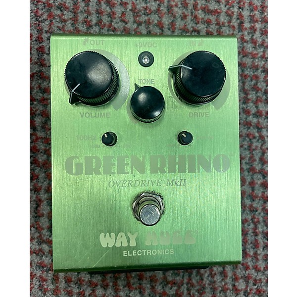 Used Way Huge Electronics Used Way Huge Electronics WHE202 Green Rhino Overdrive Effect Pedal