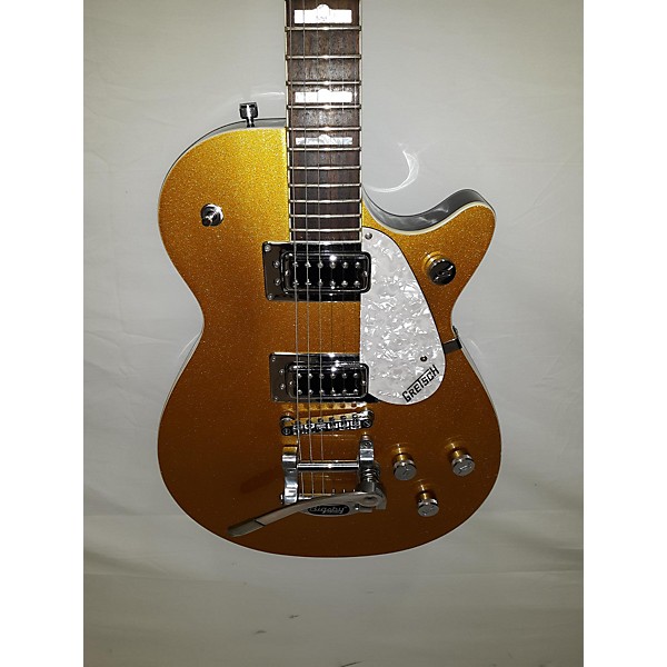 Used Gretsch Guitars Used Gretsch Guitars G5438T Electromatic Gold Solid Body Electric Guitar