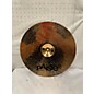 Used Paiste 16in Alpha Medium Crash Brilliant Cymbal