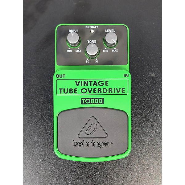 Used Behringer TO800 Vintage Tube Overdrive Effect Pedal