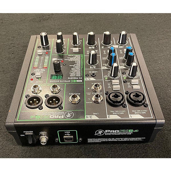 Used Mackie PROFX6V3 Unpowered Mixer