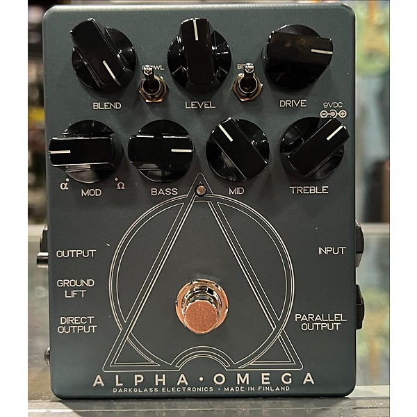 Used Darkglass ALPHA OMEGA PREAMP Bass Effect Pedal