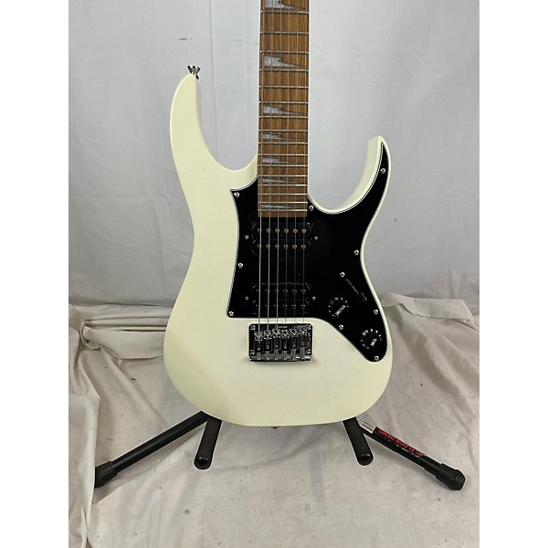 Used Ibanez GDTM21 Mikro Solid Body Electric Guitar Alpine White