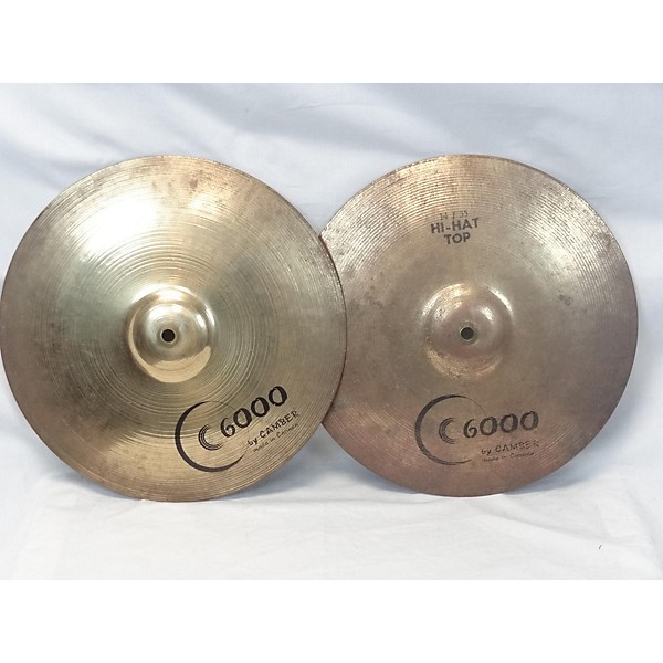 Used Camber 14in C6000 Pair Of Hi Hats Cymbal