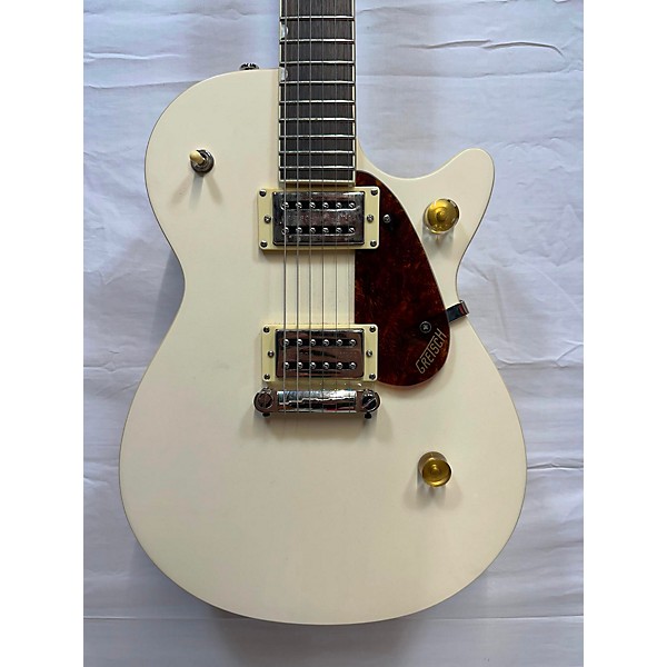 Used Gretsch Guitars Used Gretsch Guitars G2217 Streamliner Junior Jet Club Pearl White Solid Body Electric Guitar