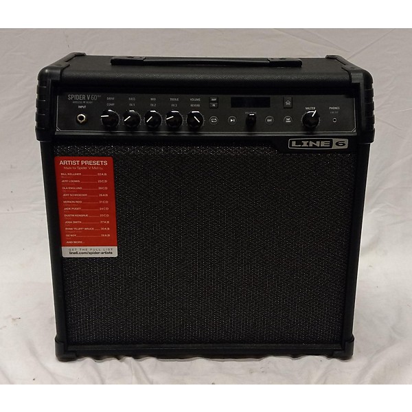 Used Line 6 Used Line 6 Spider V 60 1x10 Guitar Combo Amp