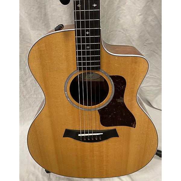 Used Taylor Used Taylor 214CE Deluxe Natural Acoustic Electric Guitar