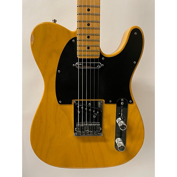 Used Fender Used Fender American Deluxe Ash Telecaster Butterscotch Solid Body Electric Guitar