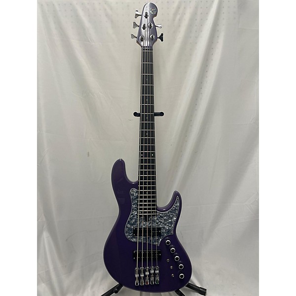 Used Used Maruszczyk Elwood L 5A-24 Purple Electric Bass Guitar