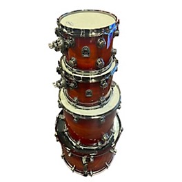 Used Natal Drums Used Natal Drums 4 piece Walnut Original Kit Trans Red Burst Drum Kit