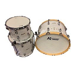 Used Rogers Used Rogers 3 piece Powertone PT0322HXWMP WHITE MARINE PEARL Drum Kit