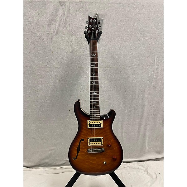 Used PRS Used PRS SE Custom 22 Semi-Hollowbody Brown Sunburst Hollow Body Electric Guitar