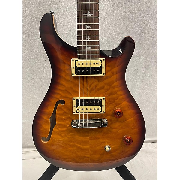 Used PRS Used PRS SE Custom 22 Semi-Hollowbody Brown Sunburst Hollow Body Electric Guitar