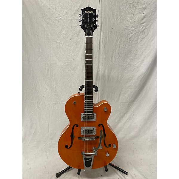 Used Gretsch Guitars Used Gretsch Guitars G5120 Electromatic Orange Hollow Body Electric Guitar