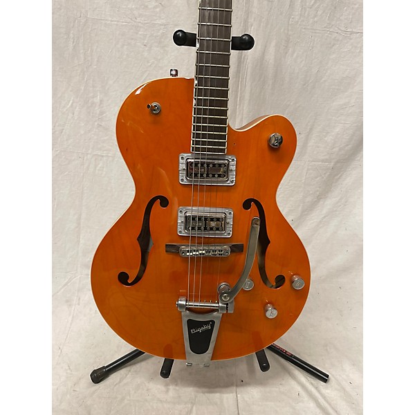 Used Gretsch Guitars Used Gretsch Guitars G5120 Electromatic Orange Hollow Body Electric Guitar