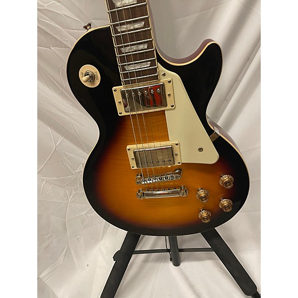 Used Epiphone Used Epiphone 1959 Reissue Les Paul Standard Bourbon Burst Solid Body Electric Guitar