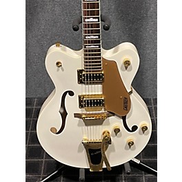 Used Gretsch Guitars Used Gretsch Guitars G5422 Electromatic White Hollow Body Electric Guitar