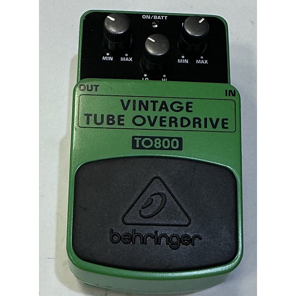 Used Behringer TO800 Vintage Tube Overdrive Effect Pedal